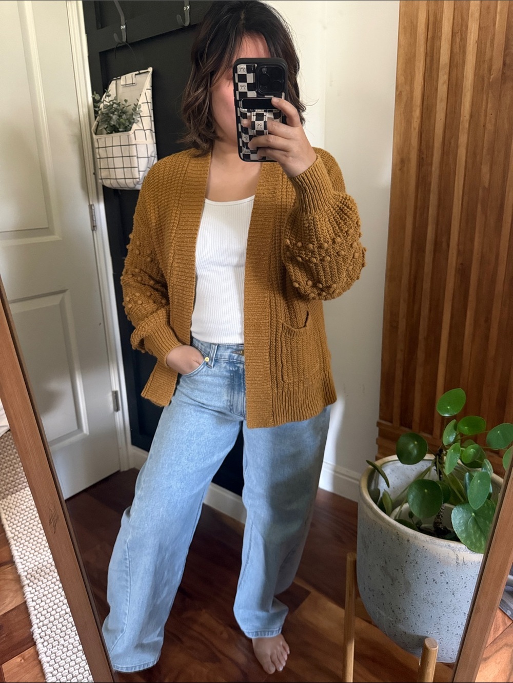 MADEWELL Bobble Oversized Balloon Sleeve Cardigan Sweater. XS run big - Picture 9 of 9